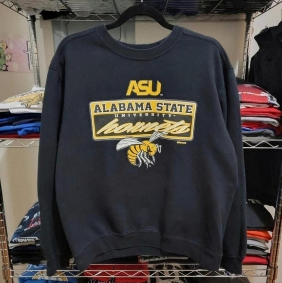 Alabama State Men's Size M Black University Sweatshirt - Picture 1 of 2